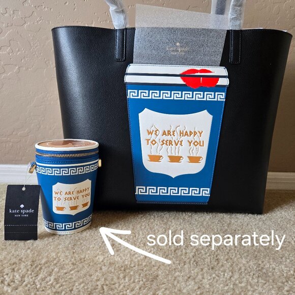 kate spade Handbags - NWT Kate Spade Coffee Break NY Leather Tote New York